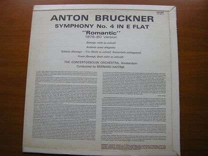 BRUCKNER: SYMPHONY No. 4 'Romantic'       HAITINK / CONCERTGEBOUW ORCHESTRA     SAL 3617