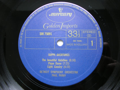 SUPPE: SIX OVERTURES    PARAY / DETROIT SYMPHONY   SRI 75091