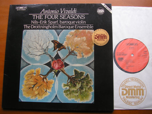 VIVALDI: THE FOUR SEASONS     SPARF / DROTTNINGHOLM BAROQUE ENSEMBLE     BIS LP 275