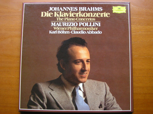 BRAHMS: THE PIANO CONCERTOS       POLLINI / VIENNA PHILHARMONIC / BOHM / ABBADO    2LP    2707 127