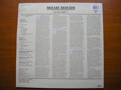 MOZART: REQUIEM    SOLOISTS / LA GRANDE ECURIE ET LA CHAMBRE DU ROY / MALGOIRE    IM 42273