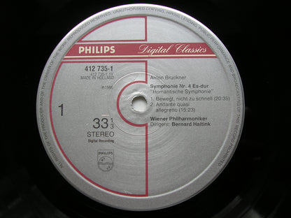 BRUCKNER: SYMPHONY No. 4 'Romantic'      HAITINK / VIENNA PHILHARMONIC     412 735