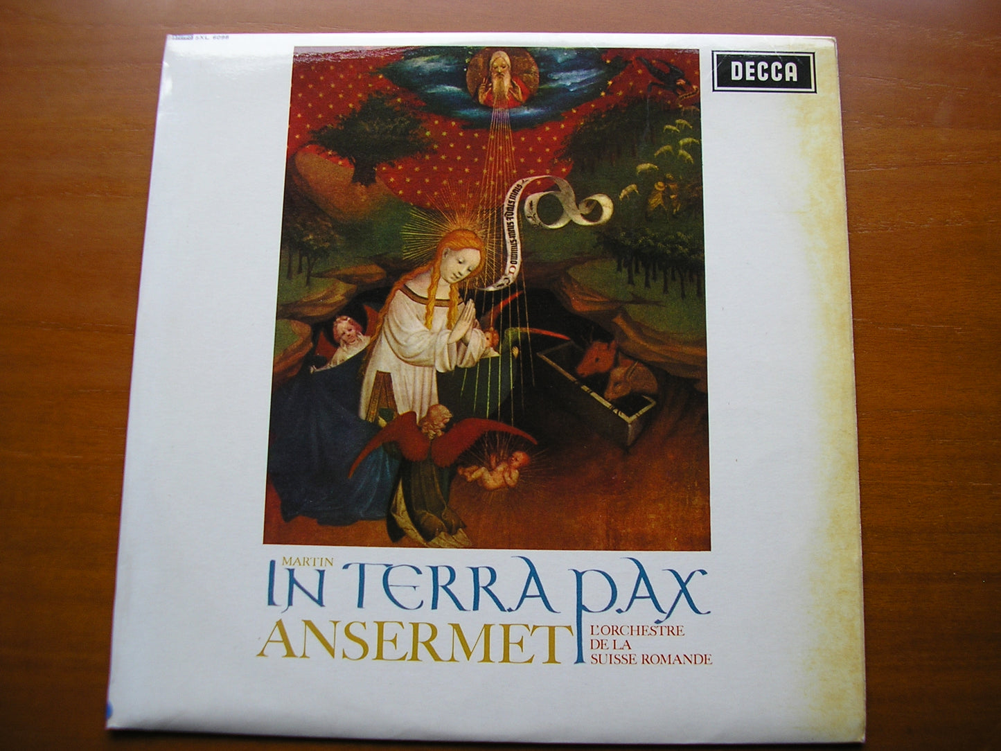 SXL 6098  MARTIN: IN TERRA PAX      SOLOISTS / SUISSE ROMANDE / ANSERMET      ED1