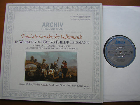 POLISH & HANAKIAN FOLK MUSIC IN THE WORKS OF TELEMANN        MELKUS / CAPELLA ACADEMICA / REDEL      198 467