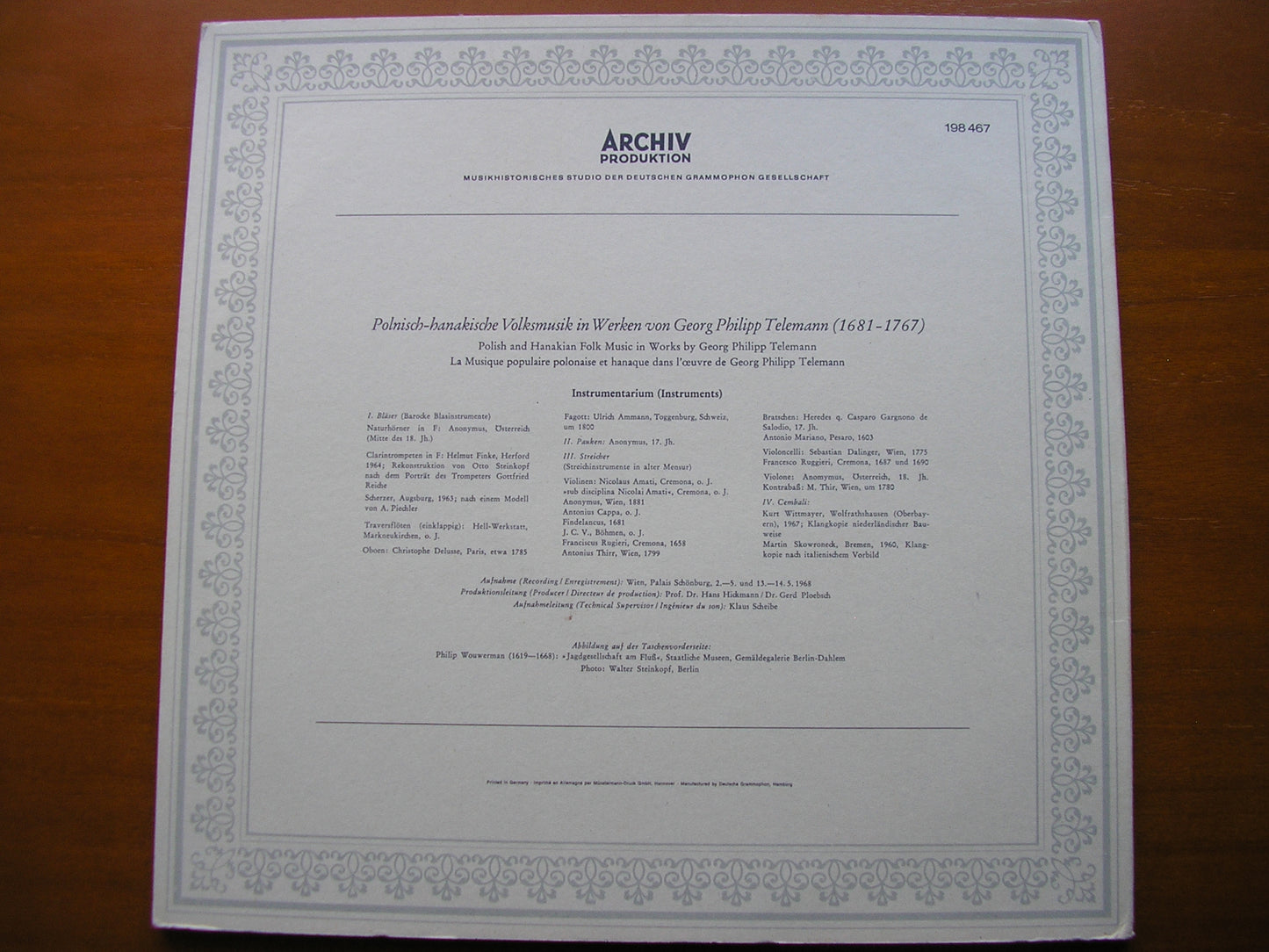 POLISH & HANAKIAN FOLK MUSIC IN THE WORKS OF TELEMANN        MELKUS / CAPELLA ACADEMICA / REDEL      198 467