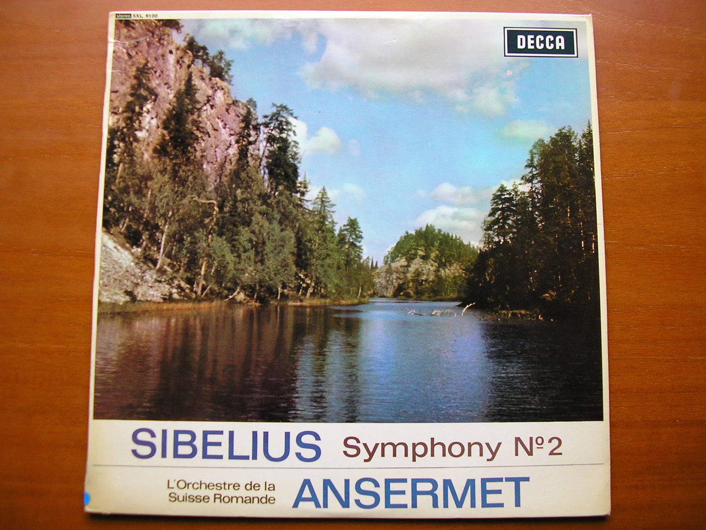 SXL 6100  SIBELIUS: SYMPHONY No. 2      ANSERMET / SUISSE ROMANDE     ED1