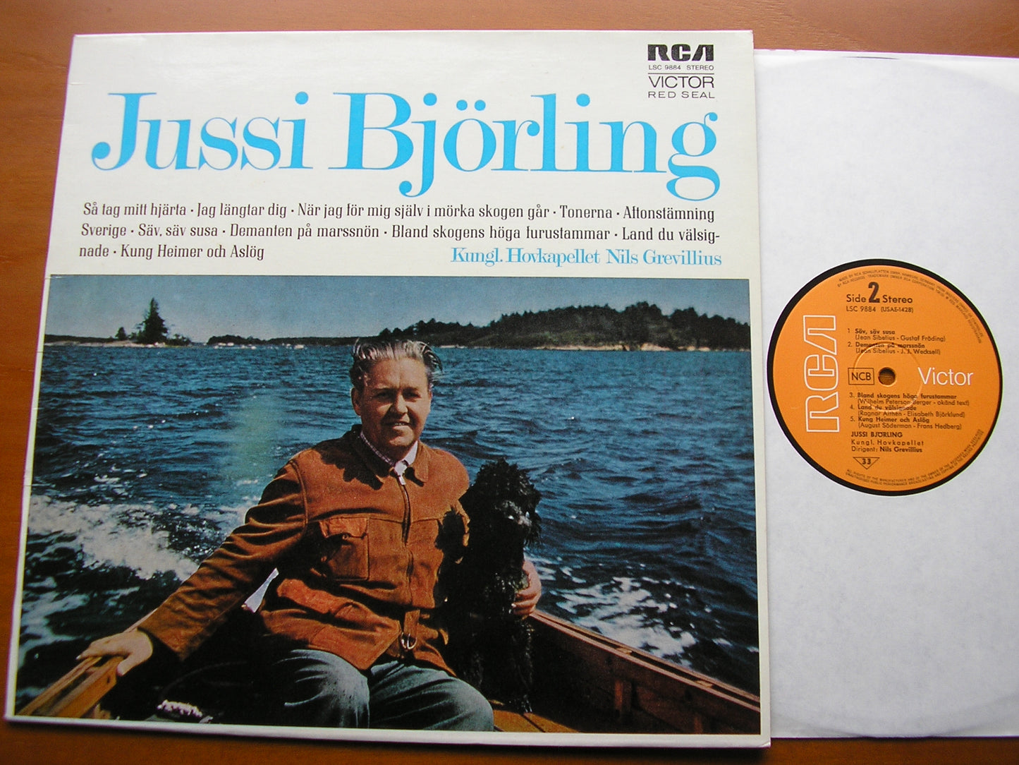 SWEDISH & SCANDINAVIAN SONGS        JUSSI BJORLING / SWEDISH ROYAL OPERA ORCHESTRA / GERVILLIUS      LSC 9884