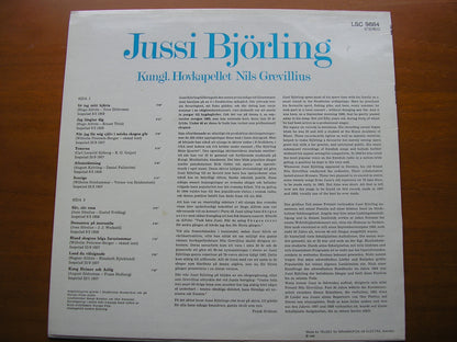 SWEDISH & SCANDINAVIAN SONGS        JUSSI BJORLING / SWEDISH ROYAL OPERA ORCHESTRA / GERVILLIUS      LSC 9884
