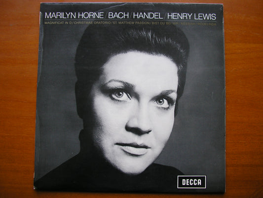 SXL 6349  MARILYN HORNE SINGS BACH & HANDEL     VIENNA CANTATA ORCHESTRA / LEWIS    ED2