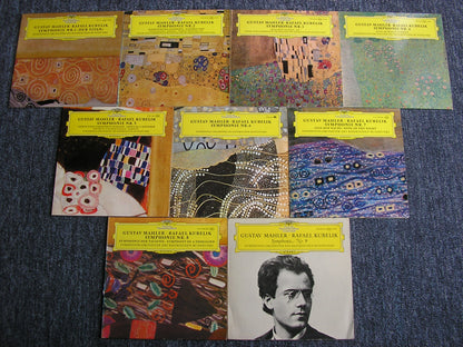 MAHLER: THE NINE SYMPHONIES     SOLOISTS / KUBELIK / BAVARIAN RADIO SYMPHONY / BERLIN PHILHARMONIC       16 LP
