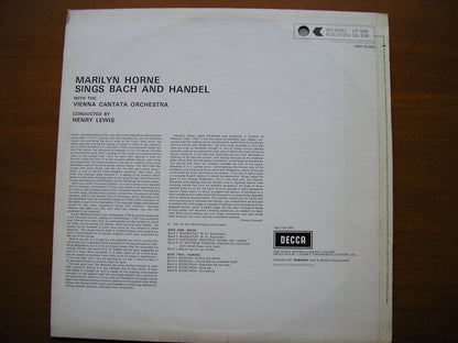 SXL 6349  MARILYN HORNE SINGS BACH & HANDEL     VIENNA CANTATA ORCHESTRA / LEWIS    ED2
