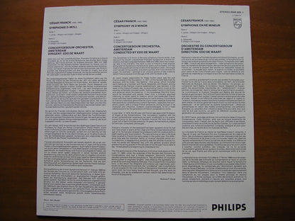 FRANCK: SYMPHONY       EDO DE WAART / CONCERTGEBOUW ORCHSTRA     9500 605