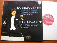 RACHMANINOV: SYMPHONIC DANCES / CAPRICE BOHEMIEN    EDO DE WAART / LONDON PHILHARMONIC   6500 362