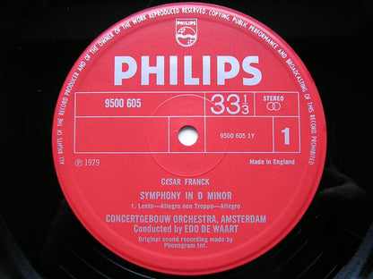 FRANCK: SYMPHONY       EDO DE WAART / CONCERTGEBOUW ORCHSTRA     9500 605