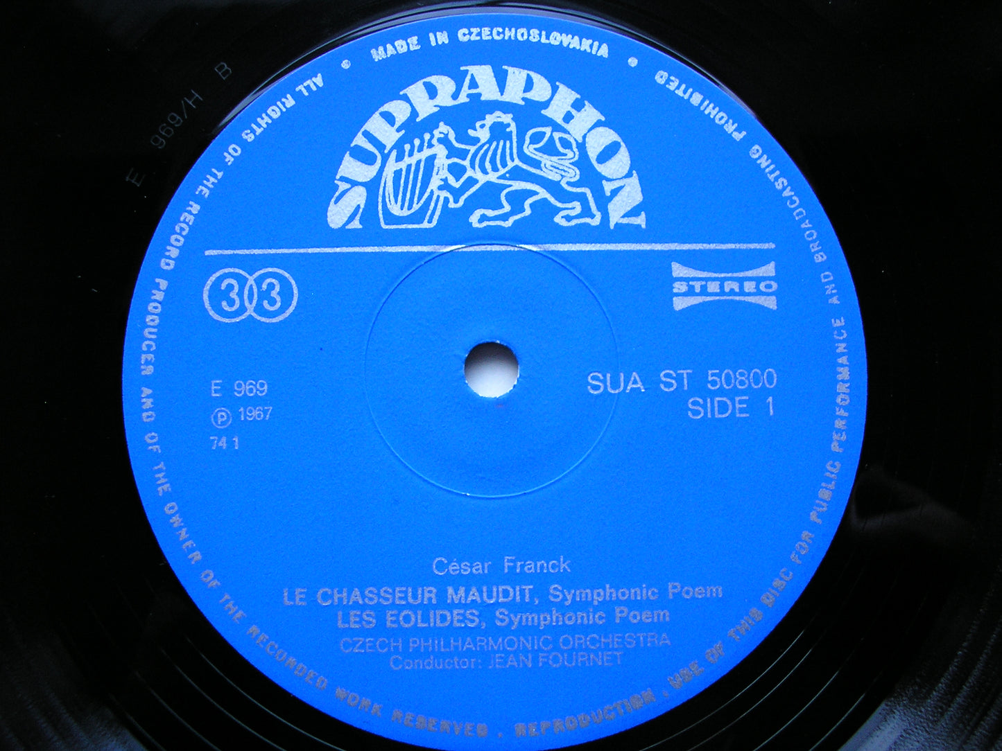 FRANCK: LE CHASSEUR MAUDIT / LES EOLIDES / REDEMPTION / LES DJINNS      FOURNET / CZECH PHILHARMONIC     SUA ST 50800