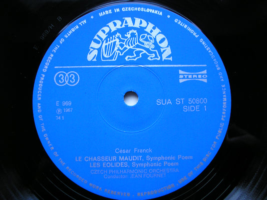 FRANCK: LE CHASSEUR MAUDIT / LES EOLIDES / REDEMPTION / LES DJINNS      FOURNET / CZECH PHILHARMONIC     SUA ST 50800