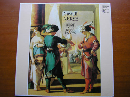 CAVALLI: XERXES       JACOBS / NELSON / GALL / POULENARD / DE MAY / ENSEMBLE INSTRUMENTAL / JACOBS     4LP     HMC 1175-78