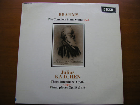 SXL 6105  BRAHMS: COMPLETE PIANO WORKS  Volume 1       JULIUS KATCHEN     ED1