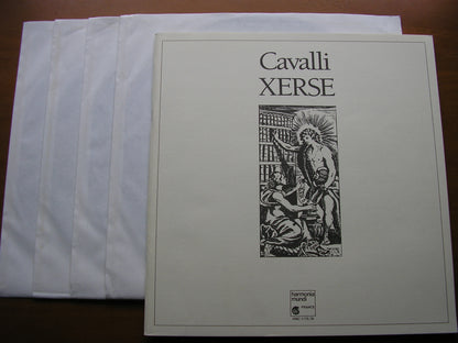 CAVALLI: XERXES       JACOBS / NELSON / GALL / POULENARD / DE MAY / ENSEMBLE INSTRUMENTAL / JACOBS     4LP     HMC 1175-78