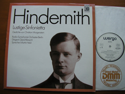 HINDEMITH: LUSTIGE SINFONIETTA         BERLIN RADIO SYMPHONY / GERD ALBRECHT        WER 60089