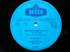 BRUCKNER: SYMPHONY No. 5       SOLTI / CHICAGO SYMPHONY    2LP     D221D 2