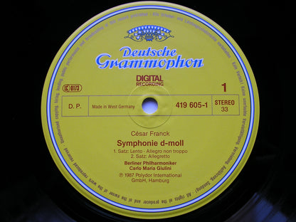 FRANCK: SYMPHONY / PSYCHE ET EROS      GIULINI / BERLIN PHILHARMONIC    419 605