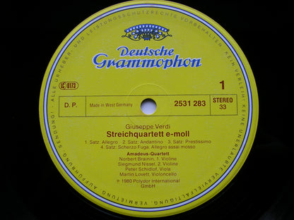 VERDI & TCHAIKOVSKY: STRING QUARTETS       AMADEUS QUARTET     2531 283
