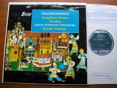 RACHMANINOV: SYMPHONIC DANCES / VOCALISE    JOHANOS / DALLAS SYMPHONY   TV34145S