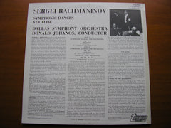 RACHMANINOV: SYMPHONIC DANCES / VOCALISE    JOHANOS / DALLAS SYMPHONY   TV34145S