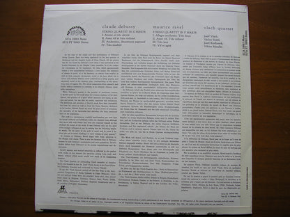 DEBUSSY & RAVEL: STRING QUARTETS     VLACH QUARTET     SUA ST 50063