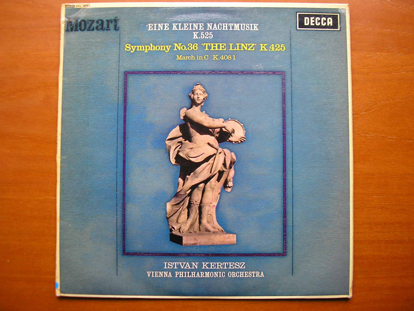 SXL 6091  MOZART: SYMPHONY No. 36 / EINE KLEINE NACHTMUSIK     KERTESZ / VIENNA PHILHARMONIC     ED1