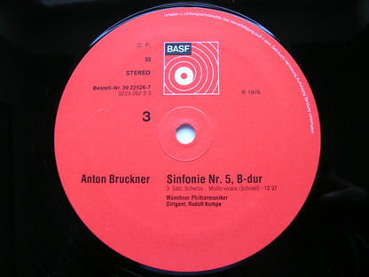 BRUCKNER: SYMPHONY No. 5       KEMPE / MUNICH PHILHARMONIC    2LP      39 22526 - 7
