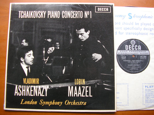 TCHAIKOVSKY: PIANO CONCERTO No. 1     ASHKENAZY / LONDON SYMPHONY / MAAZEL     SXL 6058