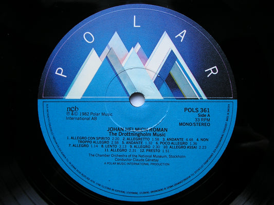 ROMAN: MUSIC FOR THE ROYAL WEDDING AT DROTTNINGHOLM, 1744       STOCKHOLM CHAMBER ORCHESTRA / GENETAY     POLS 361