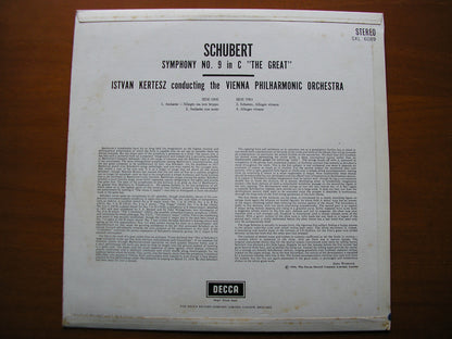 SXL 6089  SCHUBERT: GREAT C MAJOR SYMPHONY      KERTESZ / VIENNA PHILHARMONIC       ED1      ED1