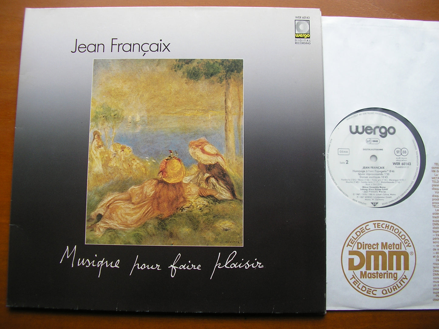 FRANCAIX: MUSIQUE POUR FAIRE PLAISIR       FRANCAIX / MAINZ WIND ENSEMBLE       WER 60143
