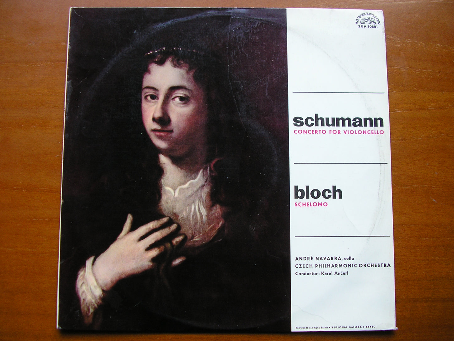 SCHUMANN: CELLO CONCERTO / BLOCH: SCHELOMO      NAVARRA / CZECH PHILHARMONIC / ANCERL    SUA ST 50581