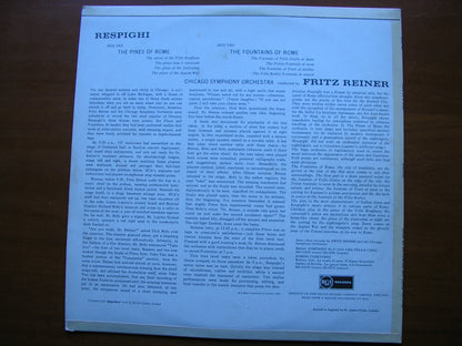 RESPIGHI: PINES OF ROME / FOUNTAINS OF ROME      REINER / CHICAGO SYMPHONY    SB 2103
