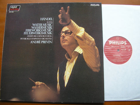 HANDEL: WATER MUSIC Suite / ROYAL FIREWORKS MUSIC Suite     PREVIN / PITTSBURGH SYMPHONY     6514 366