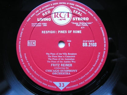 RESPIGHI: PINES OF ROME / FOUNTAINS OF ROME      REINER / CHICAGO SYMPHONY    SB 2103