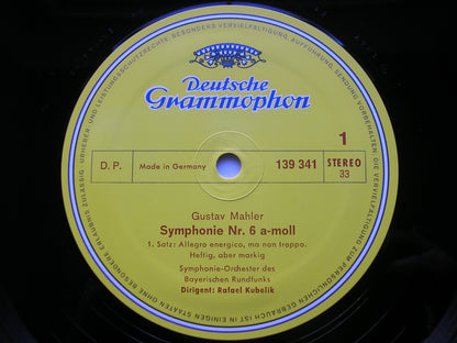 MAHLER: SYMPHONY No. 6 / Adagio from SYMPHONY No. 10    RAFAEL KUBELIK / BAVARIAN RADIO SYMPHONY   2707 037