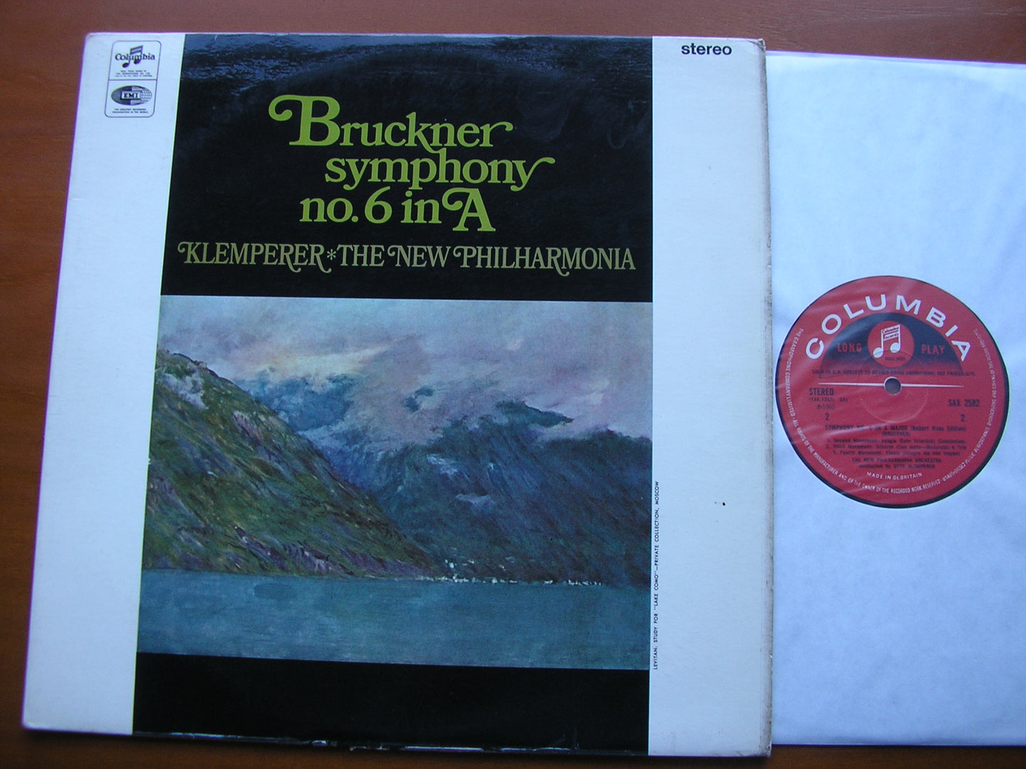 BRUCKNER: SYMPHONY No. 6      KLEMPERER / NEW PHILHARMONIA    SAX 2582