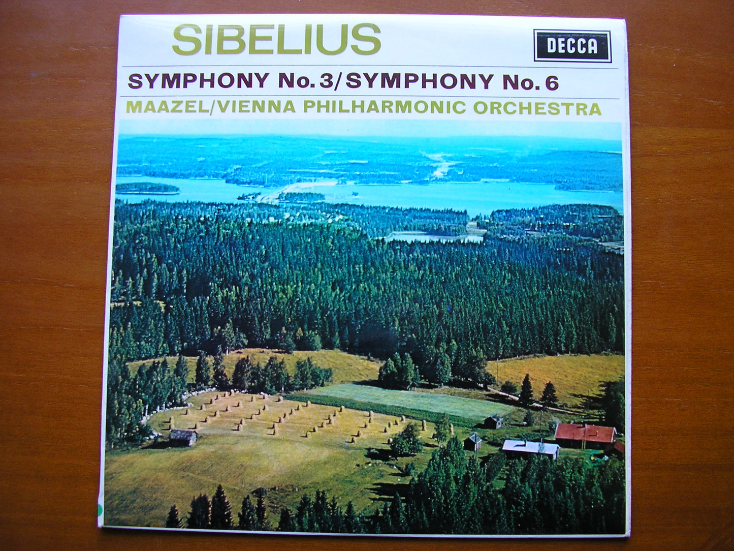 SXL 6364  SIBELIUS: SYMPHONIES Nos. 3 & 6      MAAZEL / VIENNA PHILHARMONIC     ED2