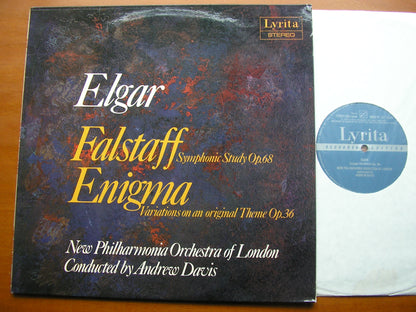 ELGAR: FALSTAFF / ENIGMA VARIATIONS    ANDREW DAVIS / NEW PHILHARMONIA    SRCS 77