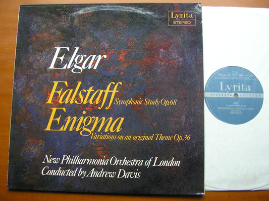 ELGAR: FALSTAFF / ENIGMA VARIATIONS    ANDREW DAVIS / NEW PHILHARMONIA    SRCS 77