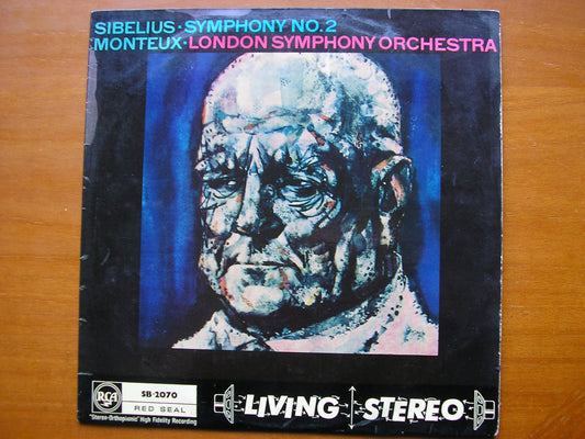 SIBELIUS: SYMPHONY No. 2      MONTEUX / LONDON SYMPHONY     SB 2070