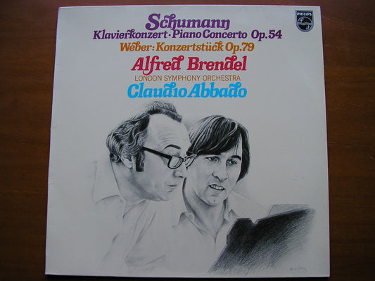 SCHUMANN: PIANO CONCERTO /WEBER: KONZERTSTUCK     BRENDEL / LONDON SYMPHONY / ABBADO     9500 677