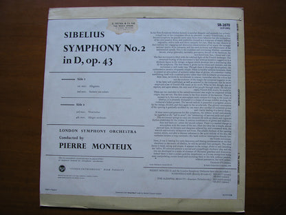 SIBELIUS: SYMPHONY No. 2      MONTEUX / LONDON SYMPHONY     SB 2070