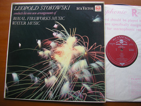 HANDEL: WATER MUSIC / ROYAL FIREWORKS MUSIC    STOKOWSKI / RCA VICTOR SYMPHONY    SB 6522