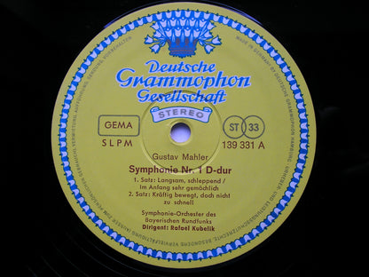 MAHLER: SYMPHONY No. 1      KUBELIK / BAVARIAN RADIO SYMPHONY    139 331